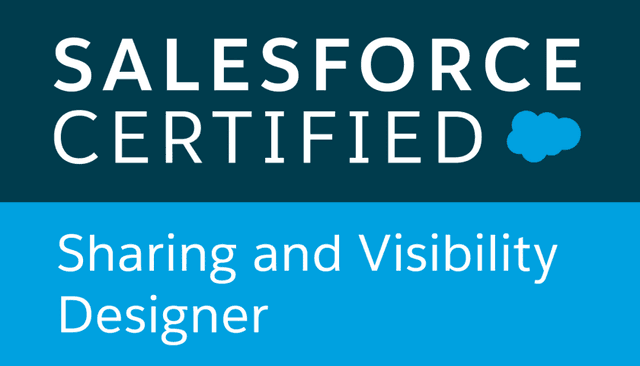 Sharing & Visibility Design certification badge